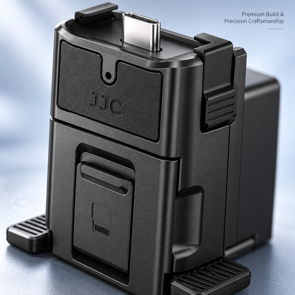 Multi-Functional Vlog Handle Adapter with Filter & TF Card Storage, Magnetic Mount & Desktop Stand for Pocket 4 / Pocket 3