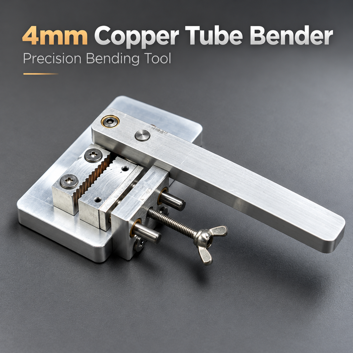 Precision 4mm Copper Tubing Bending Jig, Minimum 8mm Bend Radius for RC Hydraulic Model Tubing