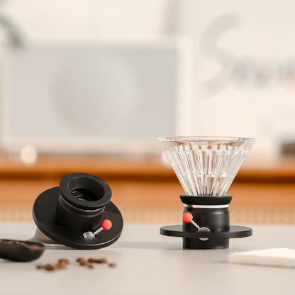 Adjustable Flow Control Base for V60 Dripper | Fix Uneven Brew Speed & Master Your Pour Over