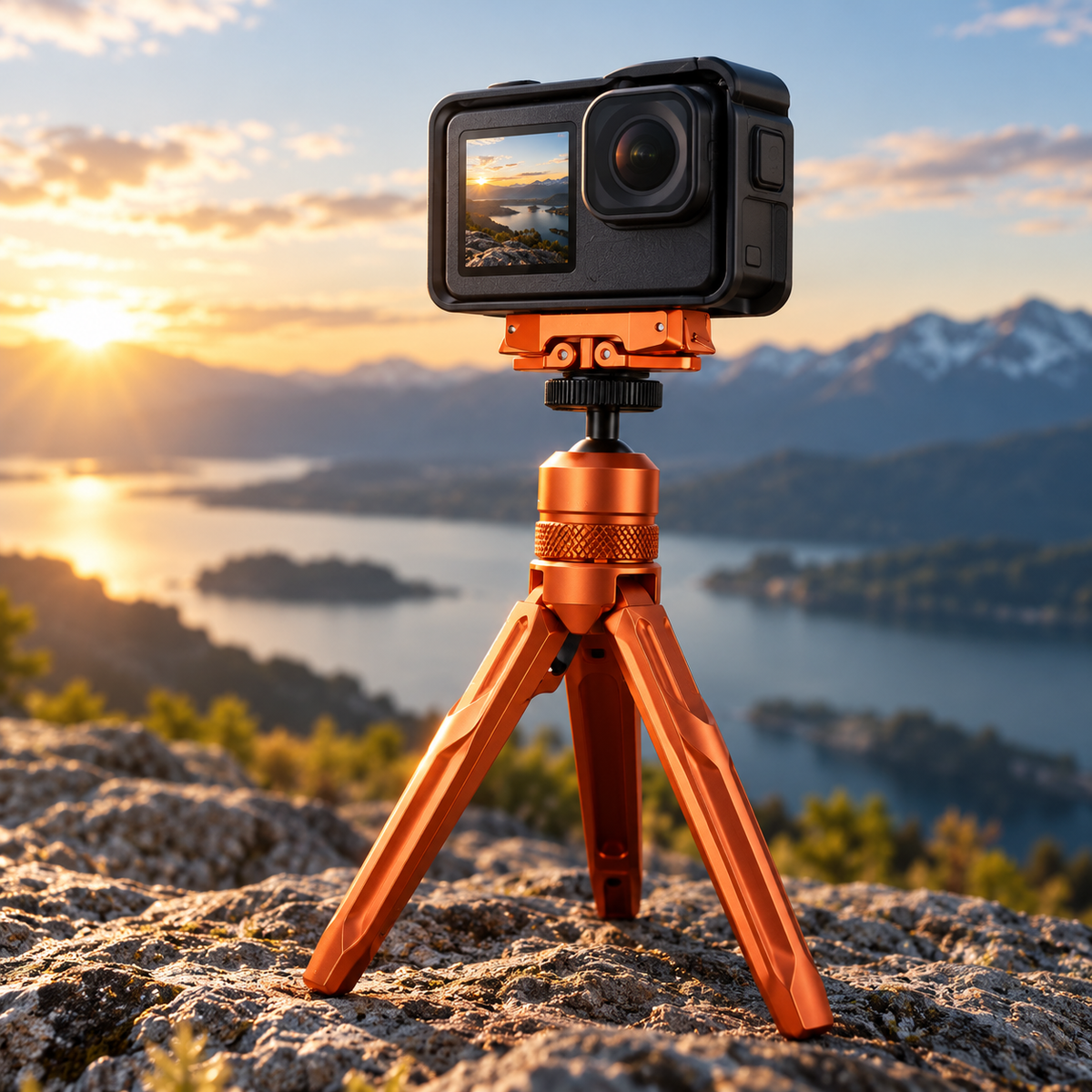 All-In-One Magnetic Quick Release Base | Stop Fumbling With Stacked Adapters For Action Camera Filmmaking