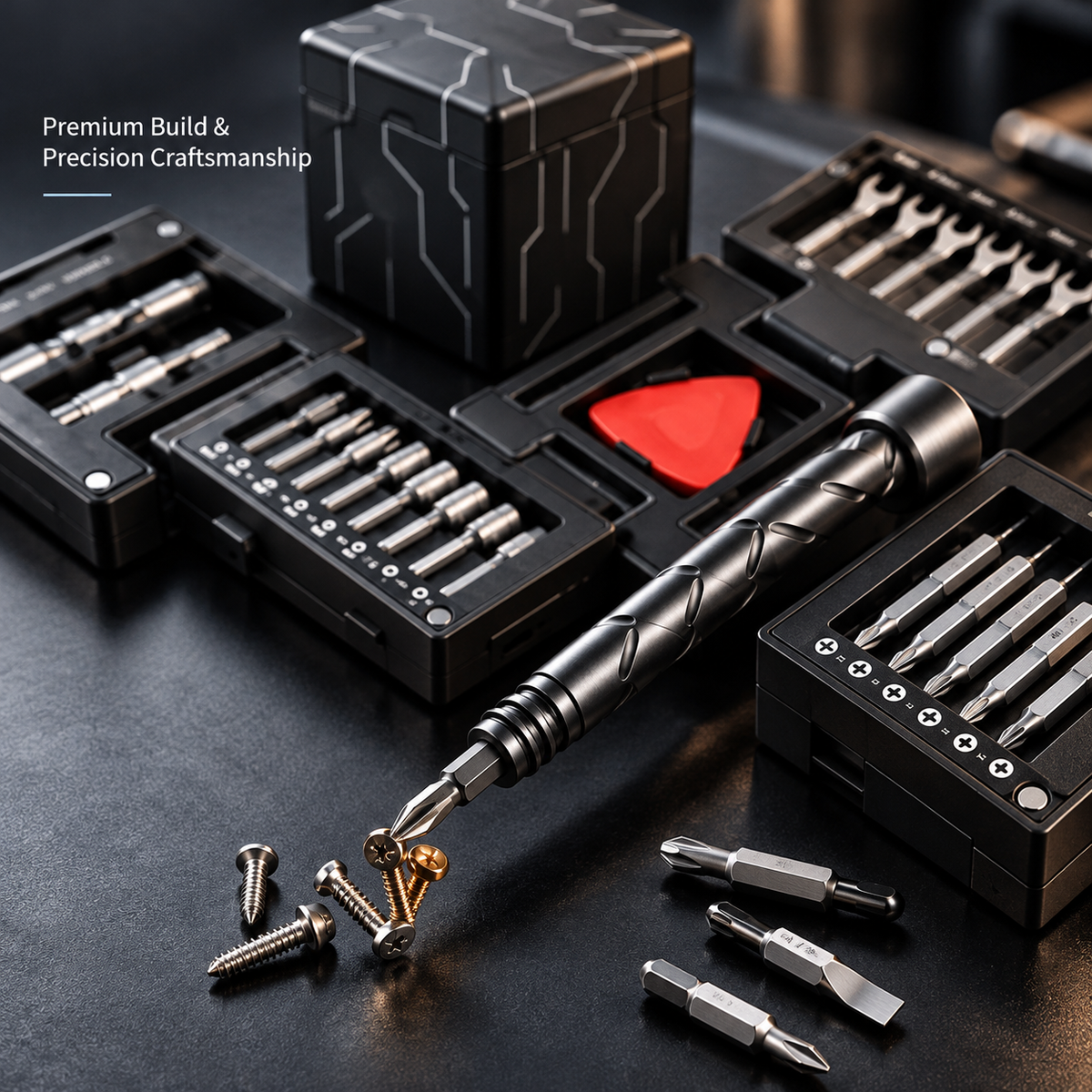 55-in-1 Compact Precision Screwdriver Set | No More Digging Through Messy Toolboxes for Tiny Repair Jobs