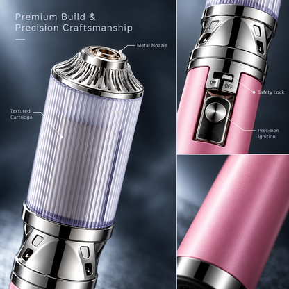 Rechargeable Handheld Cold Spark Wand Dual Use Camping Torch for Wedding Birthday Photography