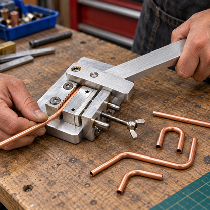Precision 4mm Copper Tubing Bending Jig, Minimum 8mm Bend Radius for RC Hydraulic Model Tubing