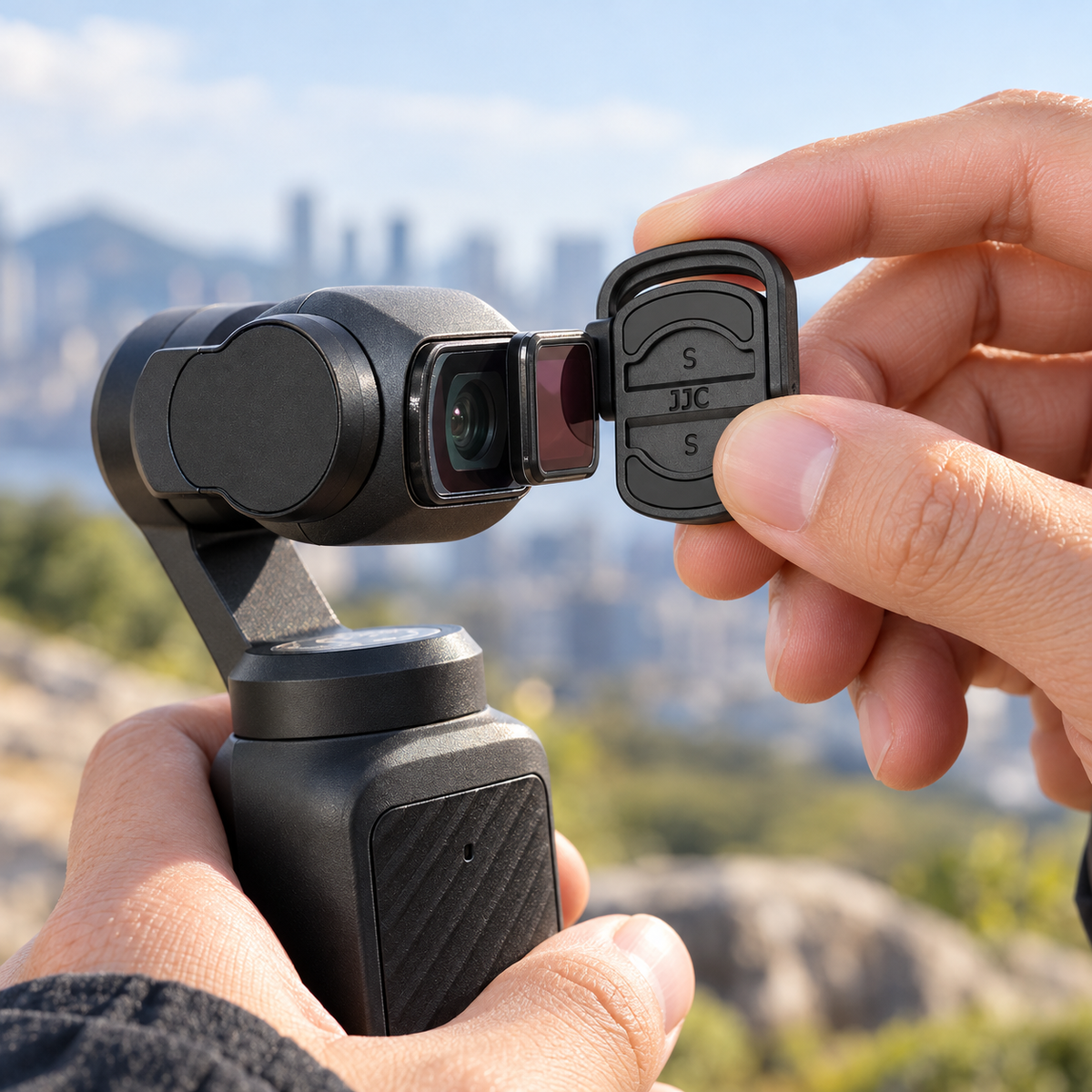 Magnetic Filter Removal Tool for DJI Pocket 4 / Pocket 3 | No Fingerprints, Easy Filter Take-Off for Long Nails